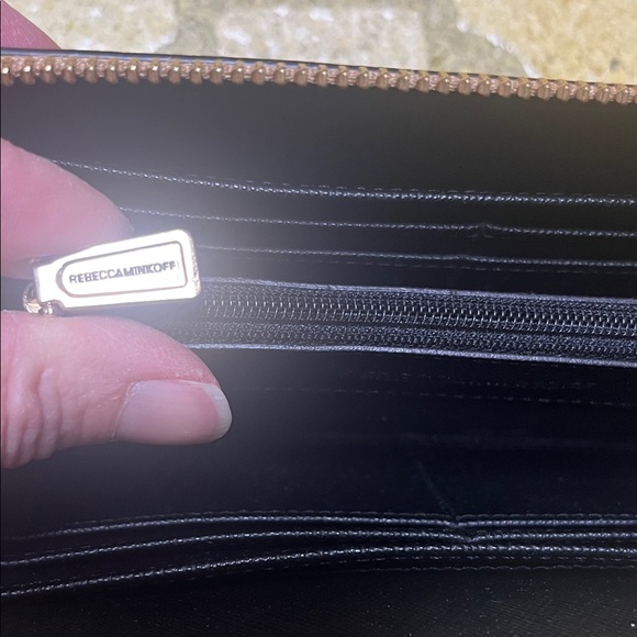 Like new Rebecca Minkoff Brown and Black Dot leather Wallet - Picture 9 of 16